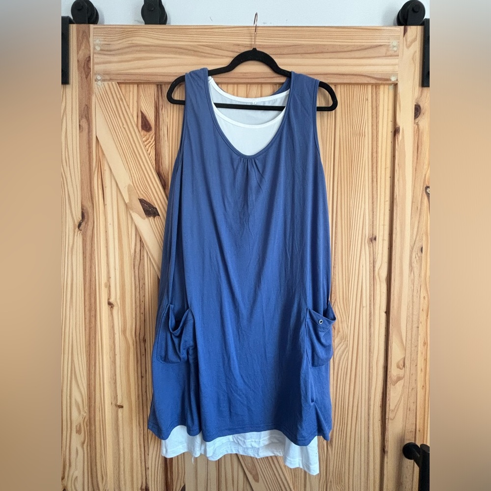Cotton ladies 2x Double layer lounge dress